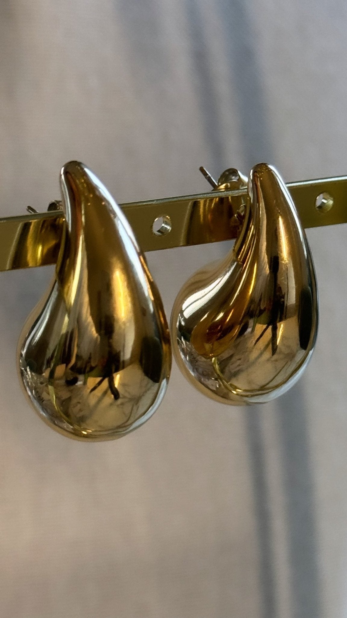 Boucles d’oreilles Gouttes d’Or - Les Pépites d'Ina