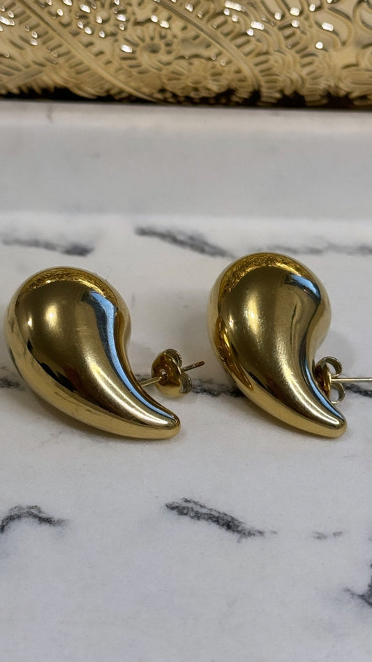 Boucles d’oreilles Gouttes d’Or - Les Pépites d'Ina