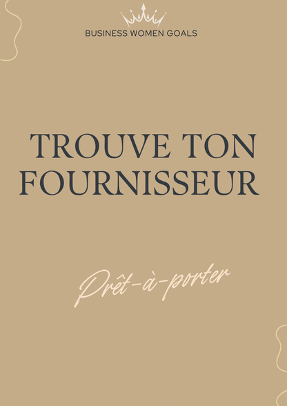 Lot ebooks Fournisseurs Pret-à-porter & ModestWear - Les Pépites d'Ina